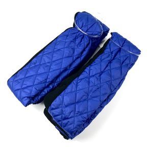 2 Quilted Puffer Fleece Reversible Men's Scarf